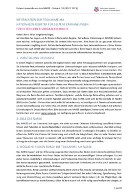 Aufklärung und Einwilligung Sorgeberechtigte Dieses File enthält die Aufklärung und Einwiiligung für Sorgebrechtigte